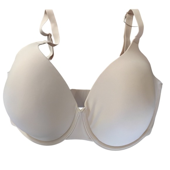 SKIMS BR UWR 2294 SND 34DDD Beige T-Shirt Bra Comfort Everyday Smooth - Picture 1 of 7